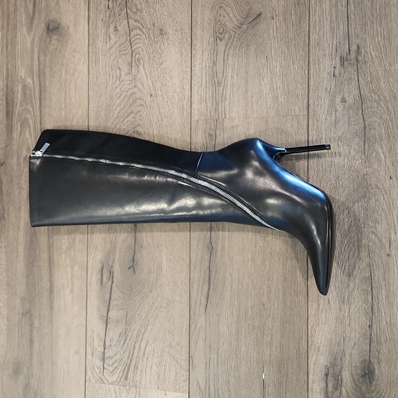 NWT REISS | Hoxton Zippered Knee High Boots - Picture 6 of 7